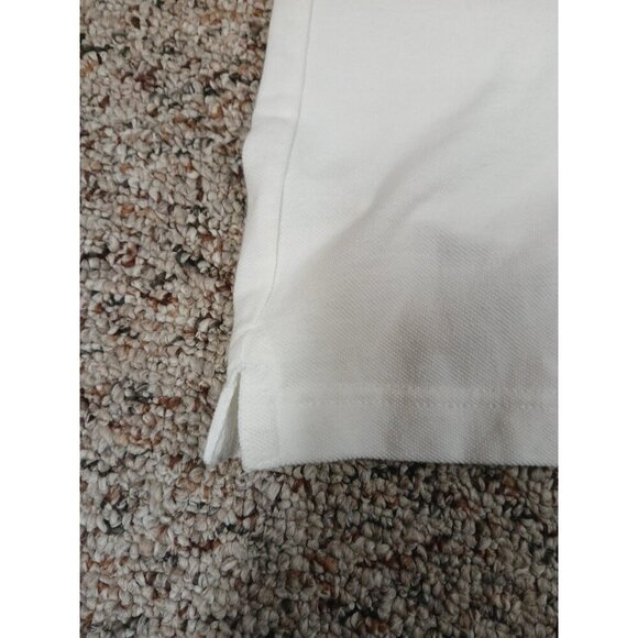 Men’s Big & Tall Ralph Lauren Chaps White w/Stripe Short Sleeve Polo Shirt XXL - Picture 5 of 10